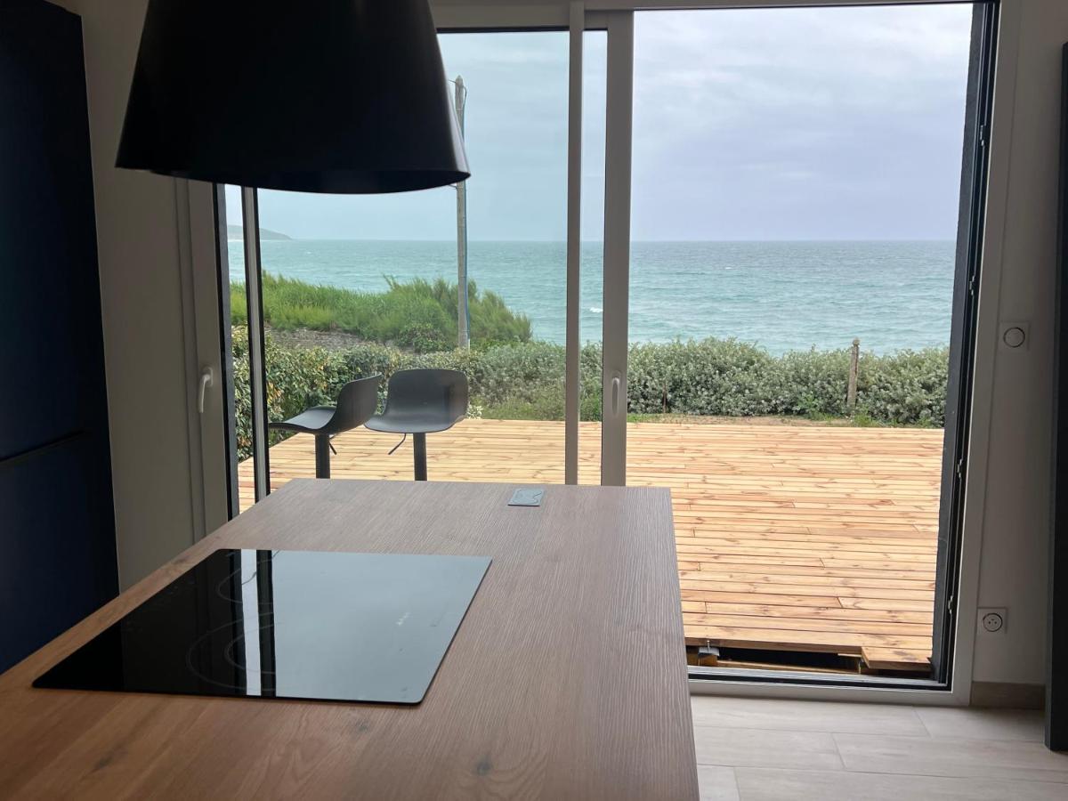 Le Bruit Des Vagues Villa Les Pieux Kültér fotó