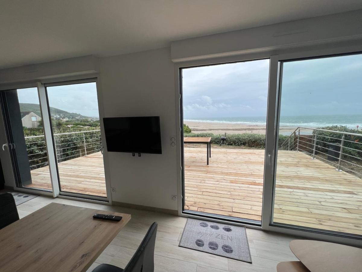 Le Bruit Des Vagues Villa Les Pieux Kültér fotó